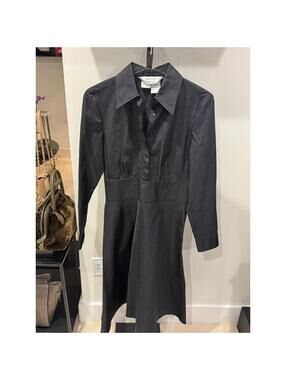 MAX MARA - Classic Shirt Dress, Black Size 8
